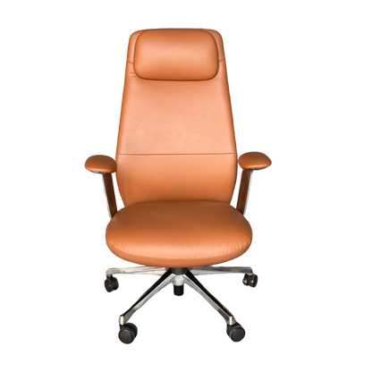 琉森瓦半牛皮辦公椅