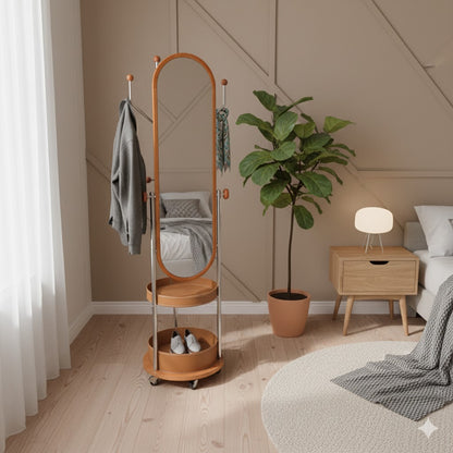 阿提諾鏡子衣帽架